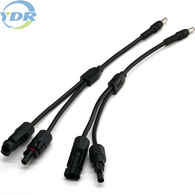 Konektor MC4 ke kabel daya DC5.5*2.5